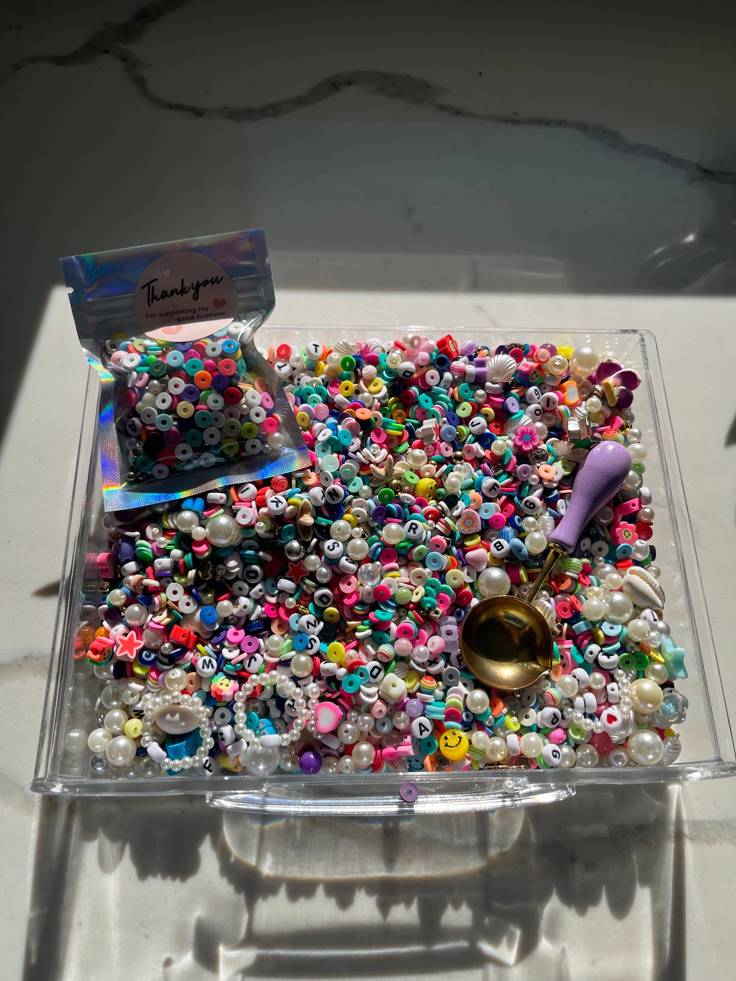 Bead confetti!