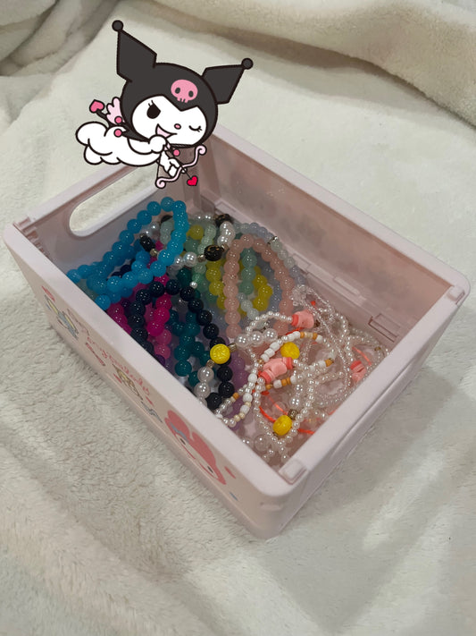 1 Random Glass bead bracelet!