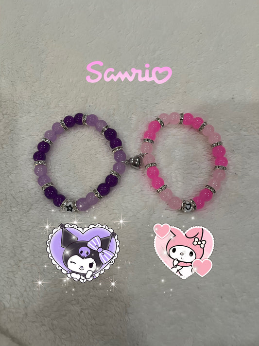 My melody and kuromi bracelet!