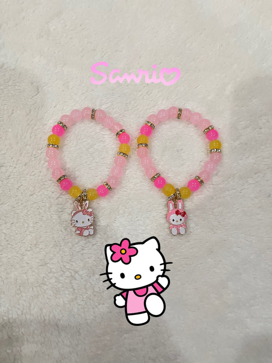 2 hello kitty bunny bracelets!
