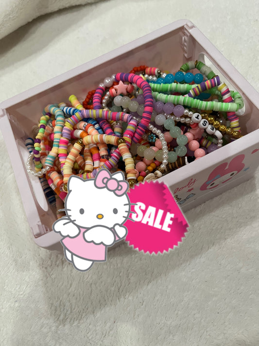 1 random Clay bead bracelet!